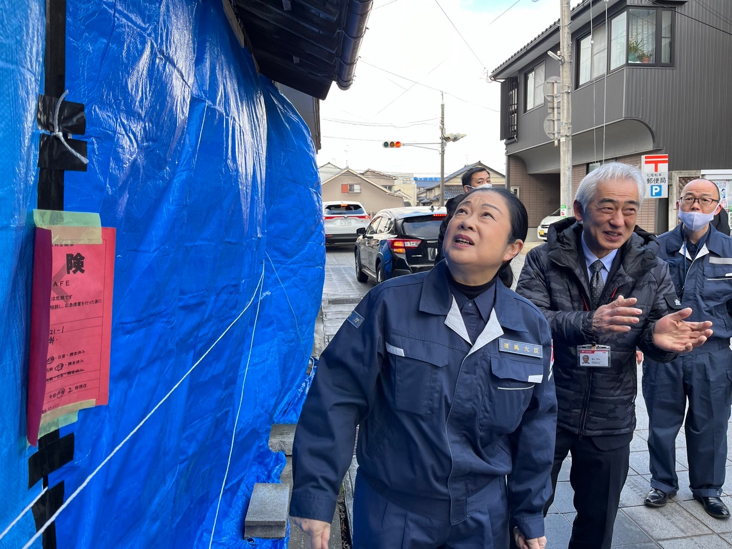 能登半島地震の被災状況を視察